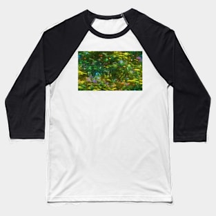 Seamless Jungle Plants Texture Patterns XX Baseball T-Shirt